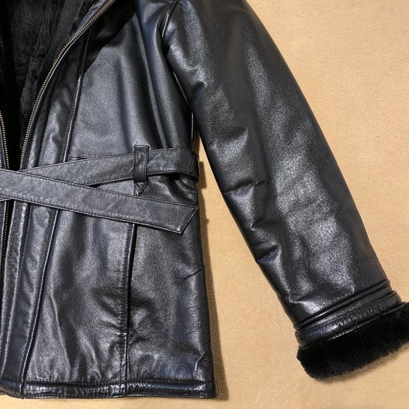 Wilson Leather Jacket Fully Lined w/Faux Fur - Picture 9 of 16